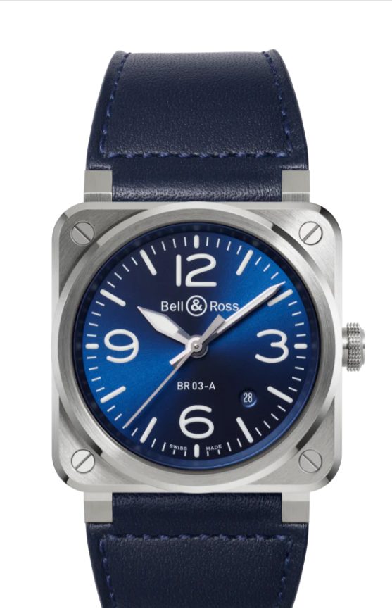 ベル＆ロス(BELL & ROSS) BR-03 ブルー スティール BR-03 Blue Steel